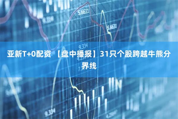 亚新T+0配资 【盘中播报】31只个股跨越牛熊分界线
