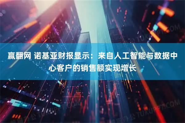 赢翻网 诺基亚财报显示：来自人工智能与数据中心客户的销售额实现增长